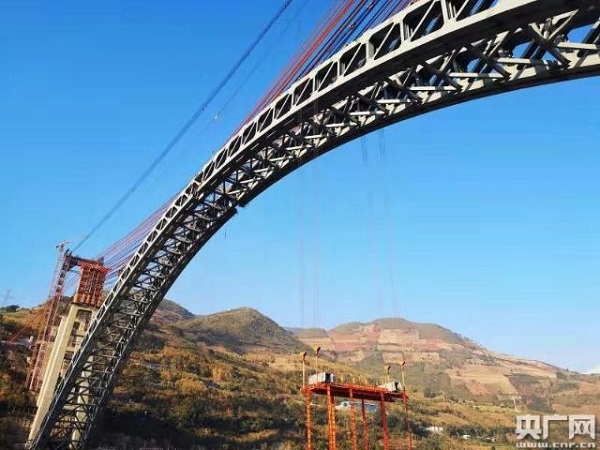 China constrói a maior ponte ferroviária em arco do mundo