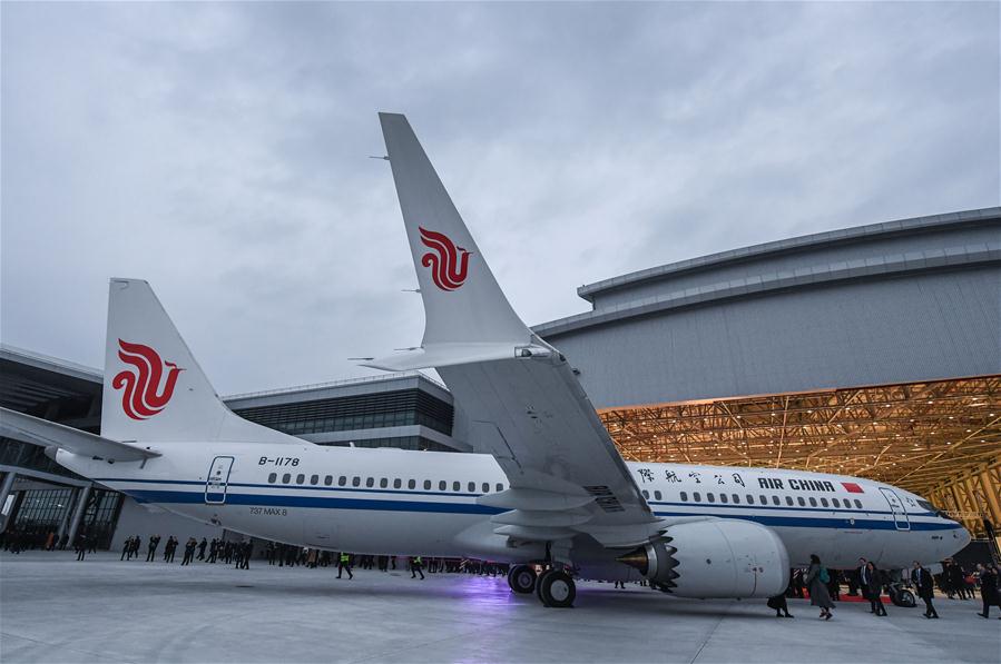 Fábrica da Boeing na China entrega seu primeiro avião