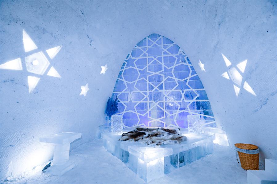 Galeria: Hotel de gelo e neve na Mongólia Interior, norte da China