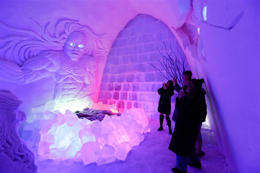 Galeria: Hotel de gelo e neve na Mongólia Interior, norte da China