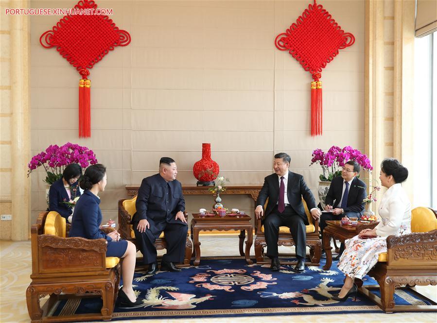 Xi Jinping e Kim Jong Un realizam conversações e atingem importantes consensos