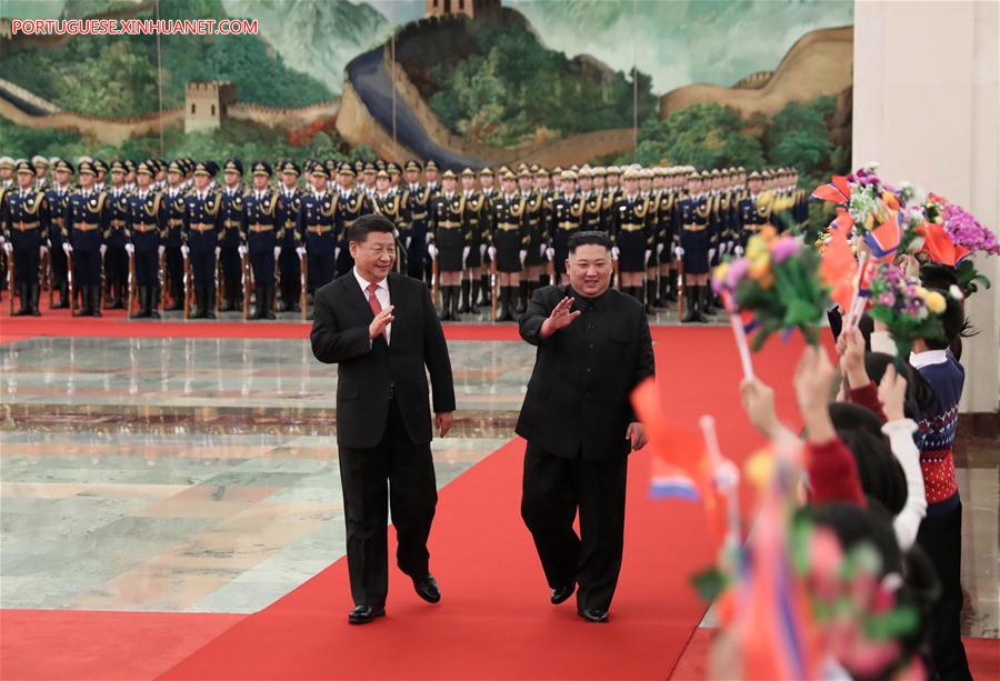 Xi Jinping e Kim Jong Un realizam conversações e atingem importantes consensos