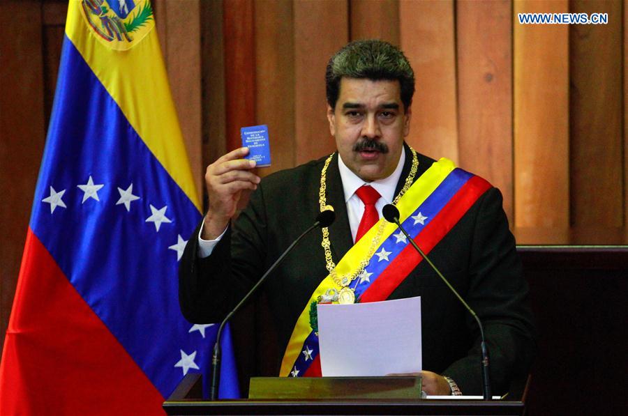 Maduro presta juramento para novo mandato presidencial