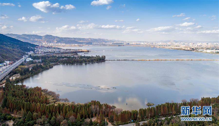 Qualidade da água do Lago Dianchi eleva para classe IV em 2018 