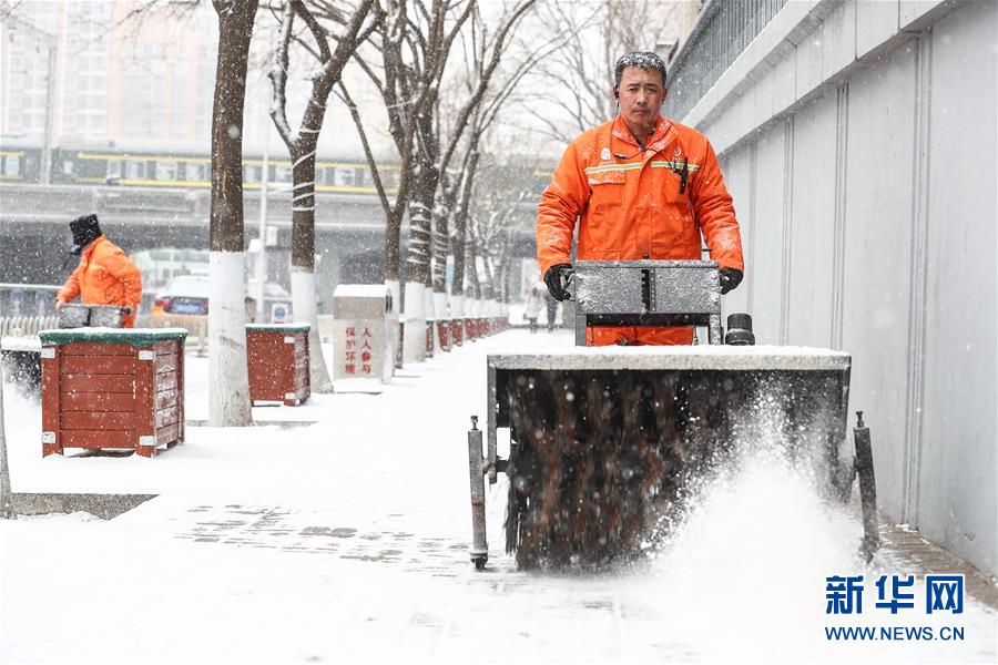 Beijing coberta de branco após primeira queda de neve do ano