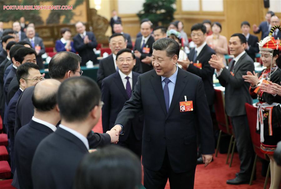 Xi participa de deliberação com deputados de Fujian na sessão legislativa anual