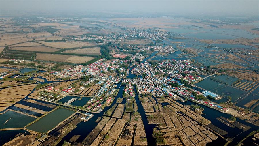 Galeria:Trabalho de restauração inicia no lago Baiyangdian da Nova Área de Xiongan