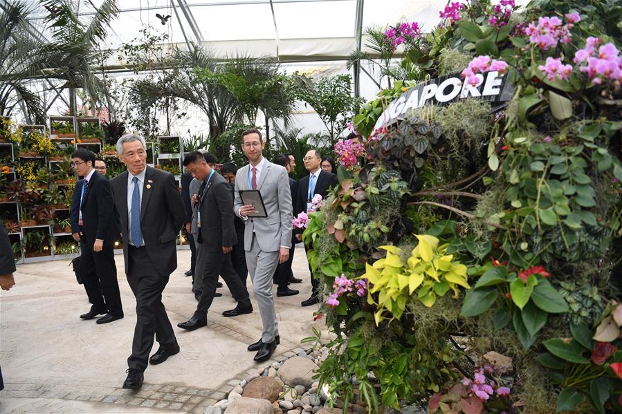 Galeria:Xi e líderes estrangeiros visitam Exposição Internacional de Horticultura