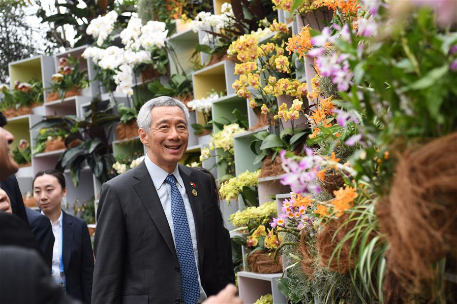 Galeria:Xi e líderes estrangeiros visitam Exposição Internacional de Horticultura