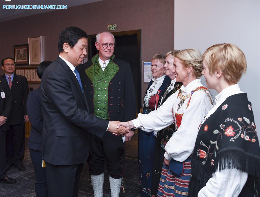 Chefe do Legislativo chinês visita Noruega para promover laços bilaterais