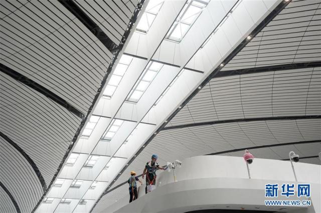 Galeria：Construção do terminal do novo aeroporto internacional de Beijing entra na fase final