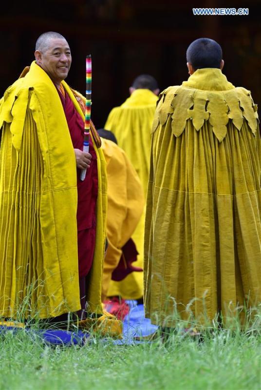 Tibete: realizado ritual de Thangka no mosteiro de Tashilhunpo 