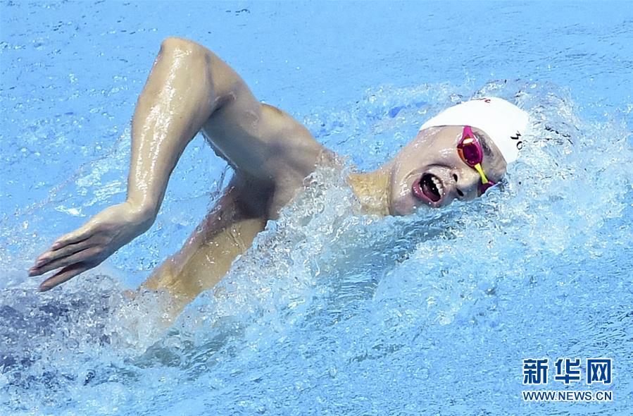 Natação: Sun Yang vence quarto titulo mundial consecutivo no estilo livre de 400m