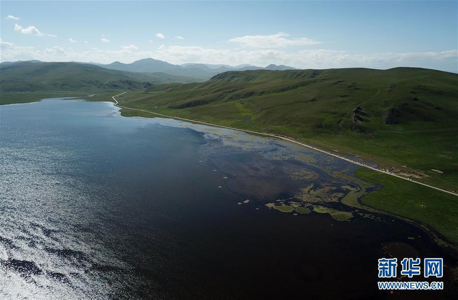 Gansu: dimensão do Lago Gahai continua em expansão