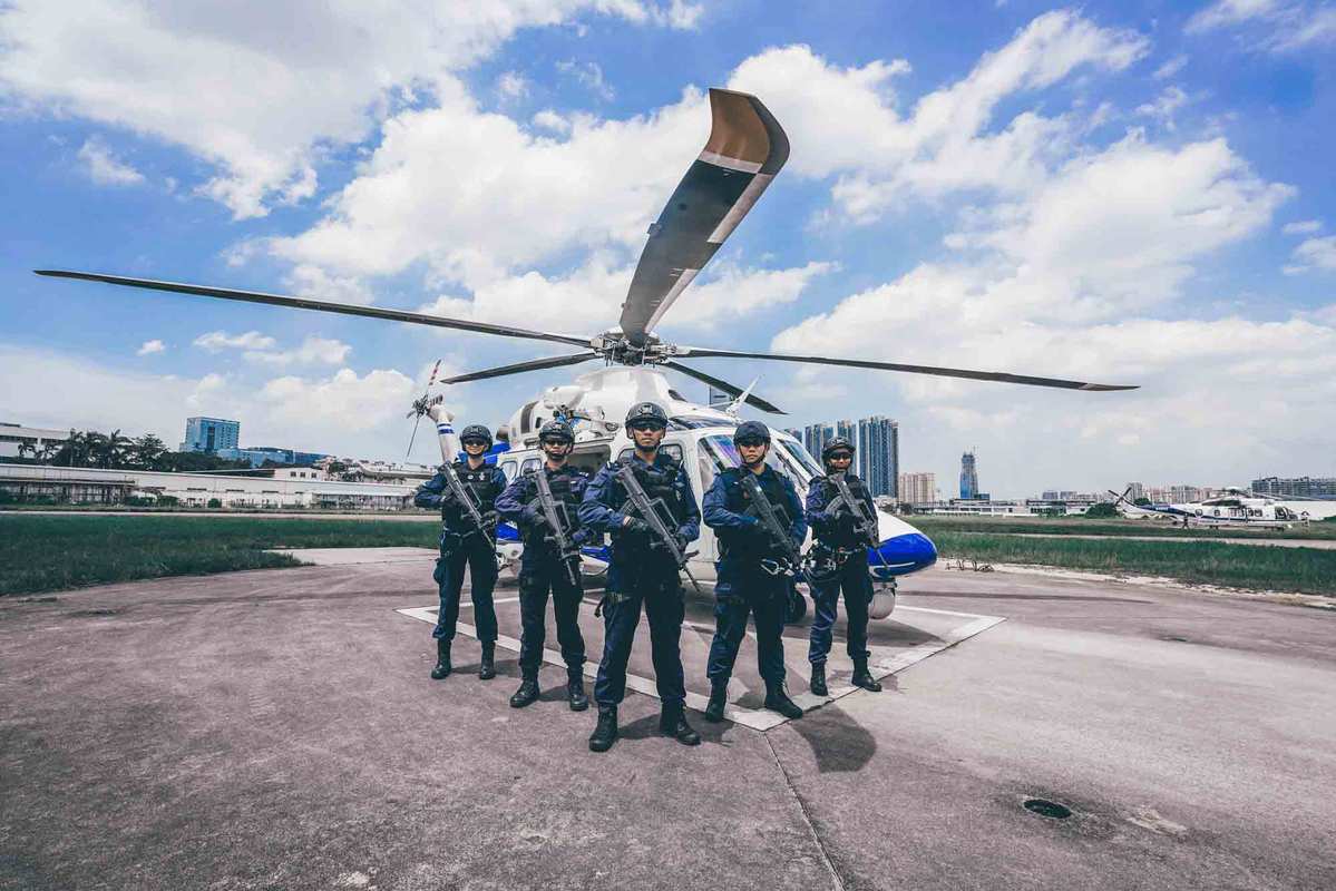 Polícia de Shenzhen realiza exercício