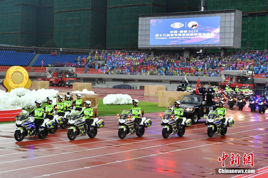 18º Jogos Mundiais dos Policiais e Bombeiros tem lugar em Chengdu