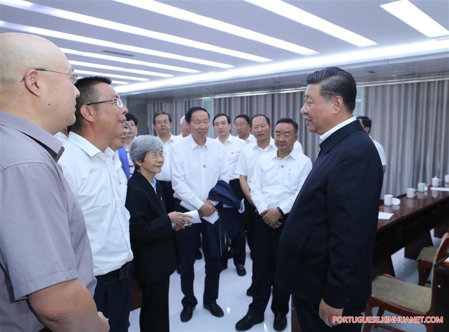 Xi visita patrimônio cultural em Gansu