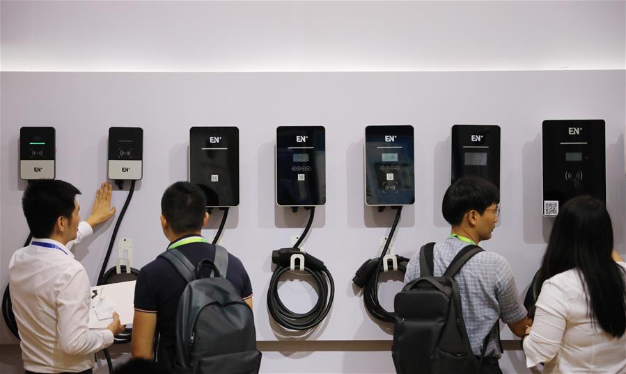 Exposição International da Indústria de Veículos de Nova Energia abre em Shanghai