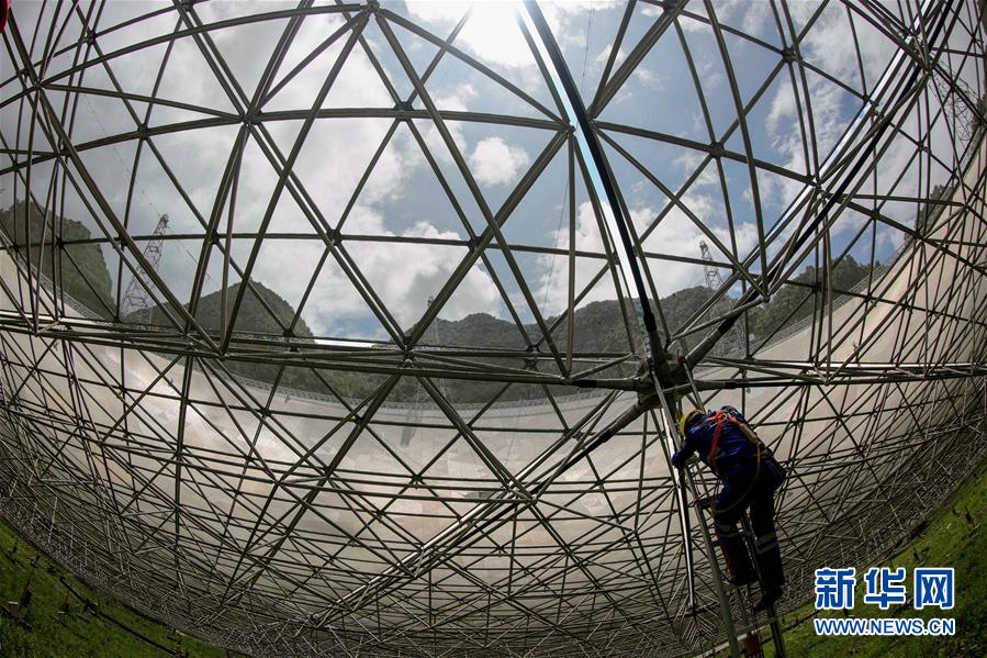 Telescópio espacial da China recebe visita de manutenção