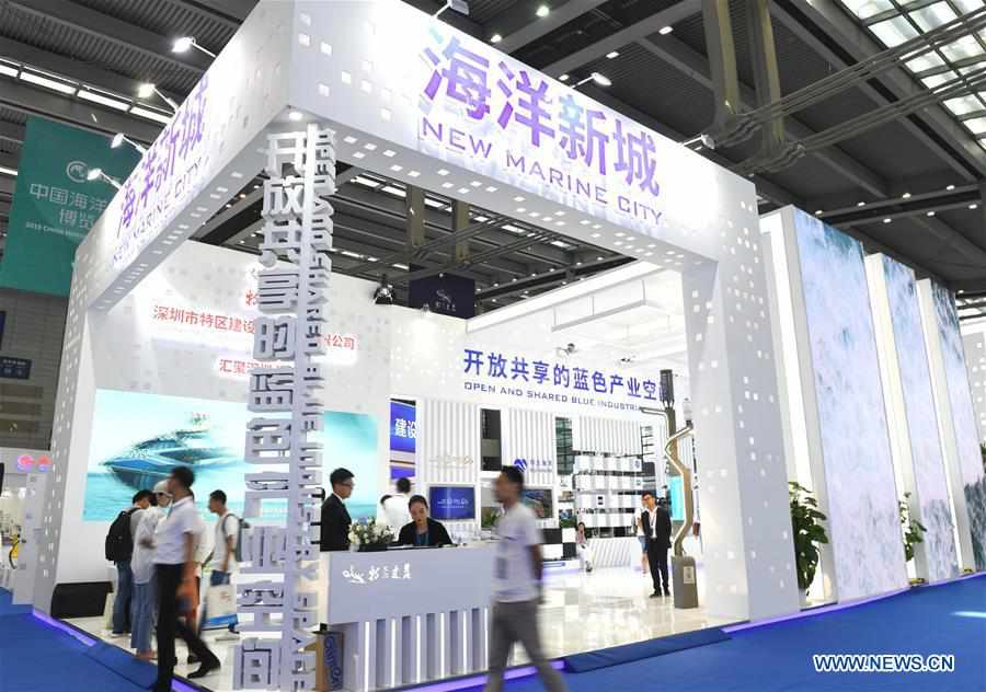 Exposição de Economia Marítima da China 2019 inaugurada em Shenzhen