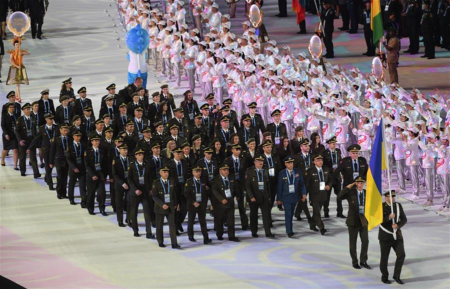 Jogos Mundiais Militares 2019 são abertos no centro da China