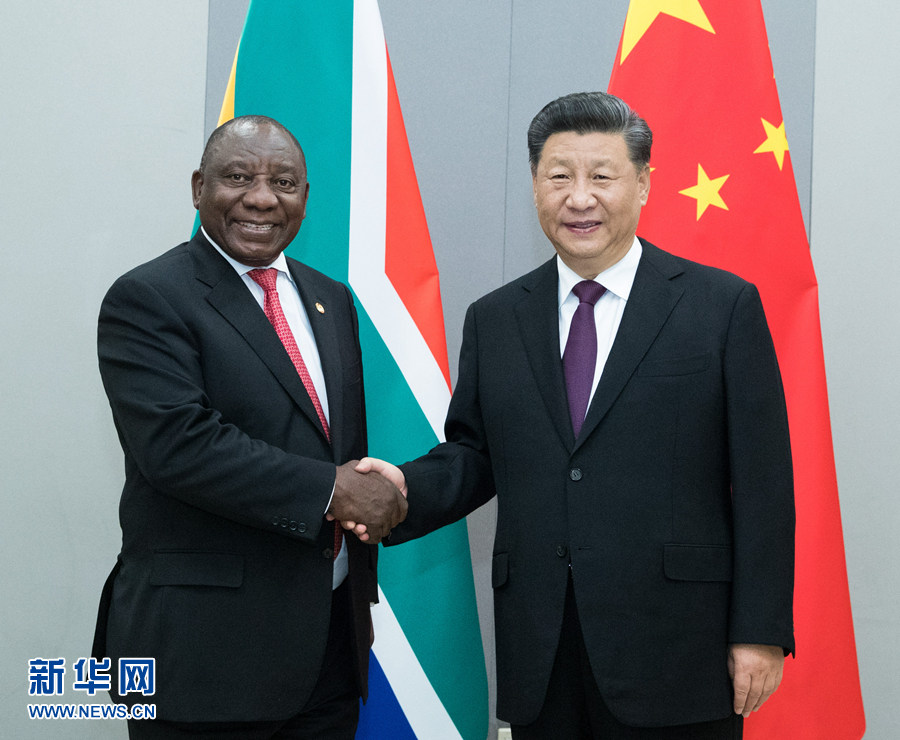 China está pronta para promover parceria estratégica com África do Sul, diz Xi