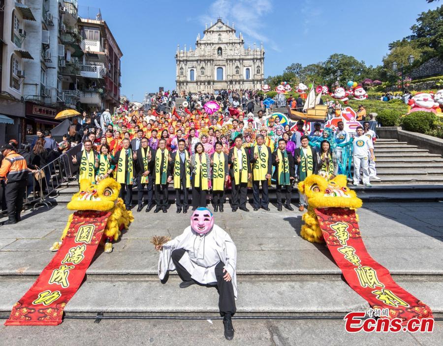 Macau realiza cerimónia de bênção para pedir sucesso do Desfile Celebração da Transferência da Administração