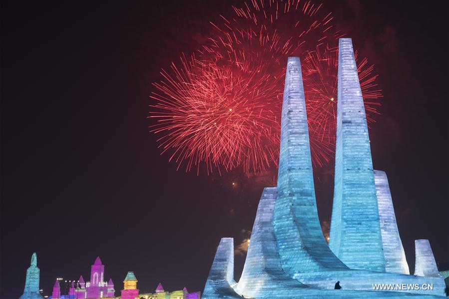 Festival anual de Gelo e Neve abre em Harbin