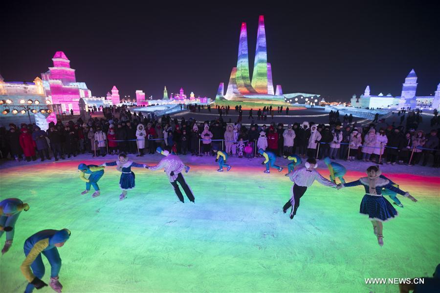 Festival anual de Gelo e Neve abre em Harbin