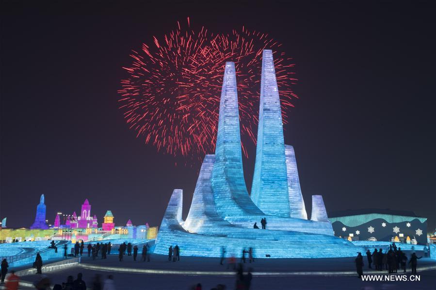 Festival anual de Gelo e Neve abre em Harbin