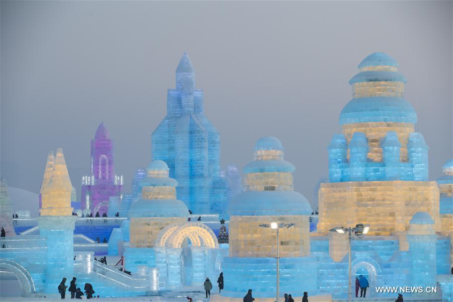 Festival anual de Gelo e Neve abre em Harbin