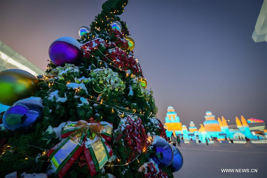 Festival anual de Gelo e Neve abre em Harbin