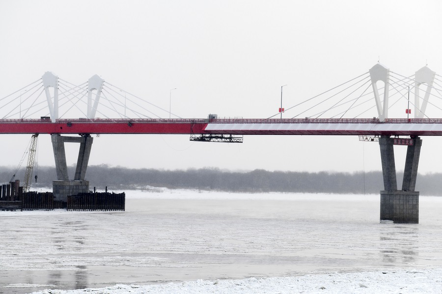 Ponte-estrada China-Rússia pronta para abrir