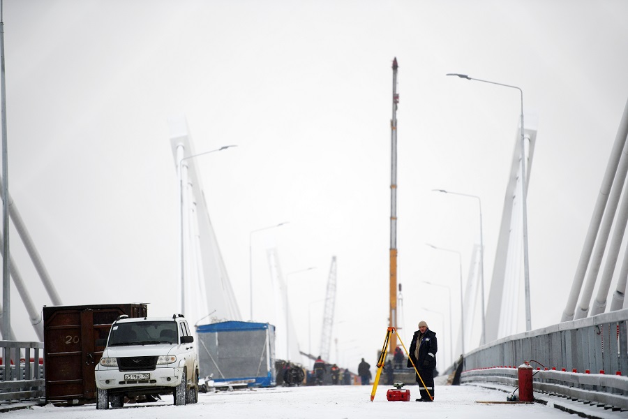 Ponte-estrada China-Rússia pronta para abrir