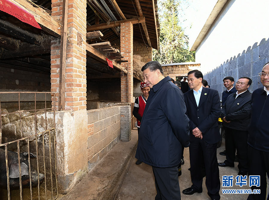 Xi visita Yunnan na viagem de inspeção antes do Ano Novo chinês