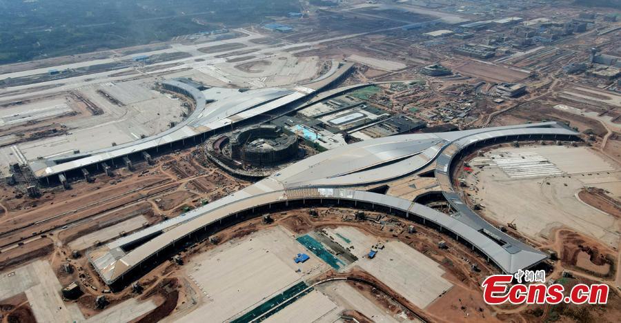 Aeroporto Internacional de Chengdu Tianfu está em construção


