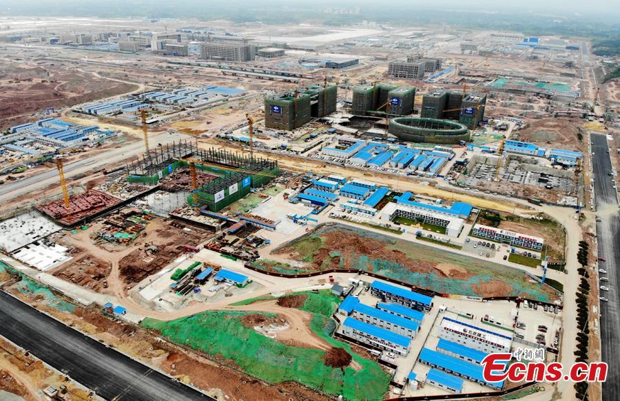 Aeroporto Internacional de Chengdu Tianfu está em construção


