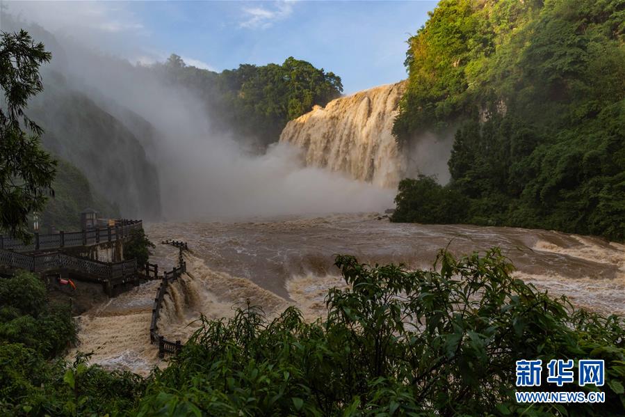 Guizhou: Cachoeira de Huangguoshu registra maior fluxo de água deste ano