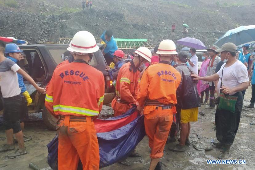 Deslizamento causa 146 mortes no norte de Mianmar