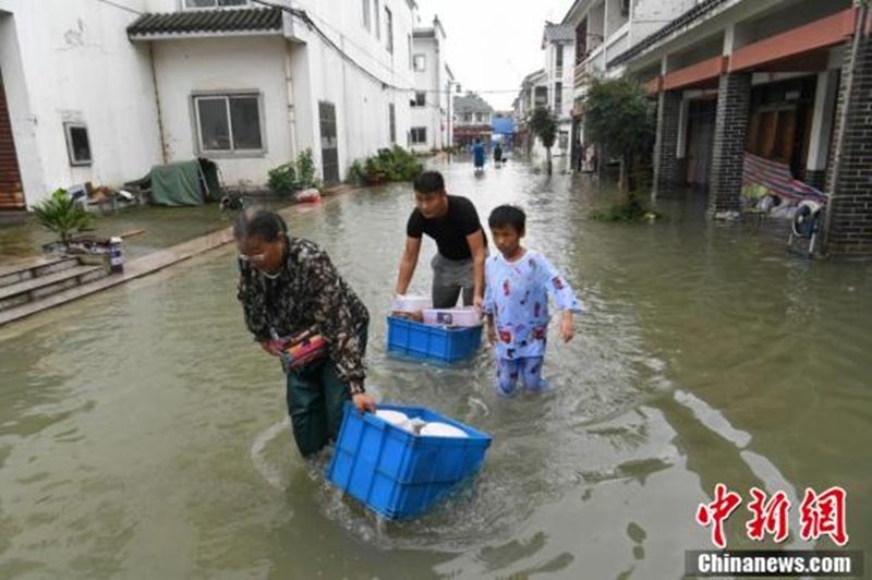 Anhui: templo em Chaohu destruído pelas cheias