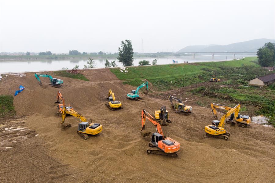 Galeria: concluídas obras de reparo no dique no distrito de Lixian, província de Hunan