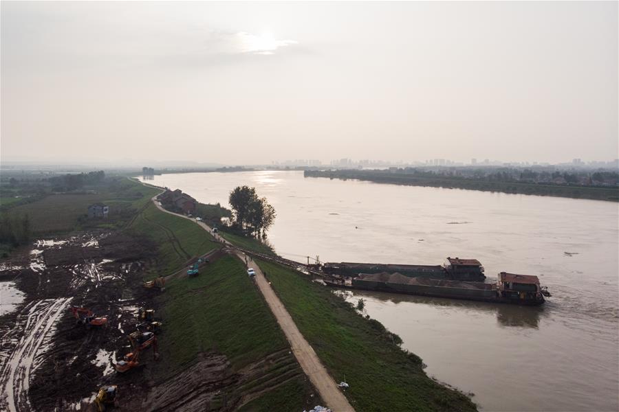 Galeria: concluídas obras de reparo no dique no distrito de Lixian, província de Hunan