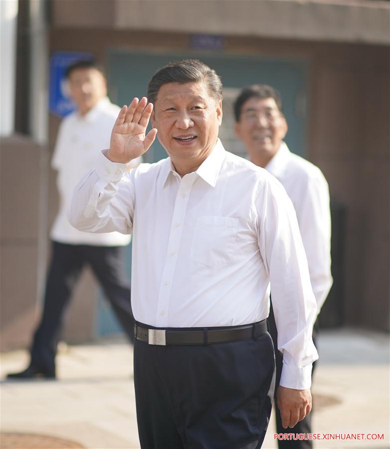 Xi inspeciona cidade chinesa de Changchun