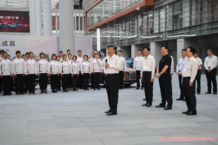 Xi inspeciona cidade chinesa de Changchun