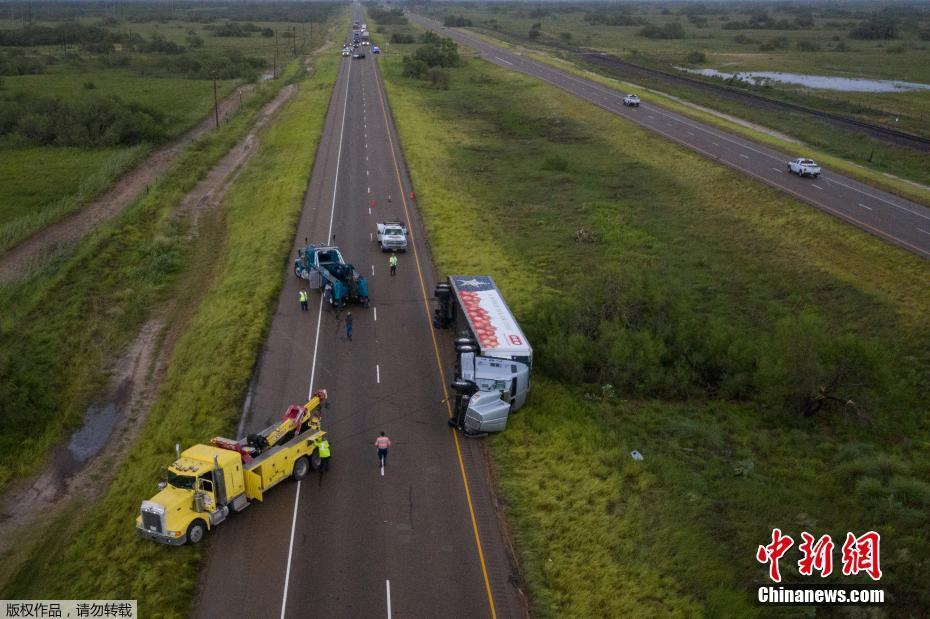 Furacão “Hannah” chega ao Texas, EUA