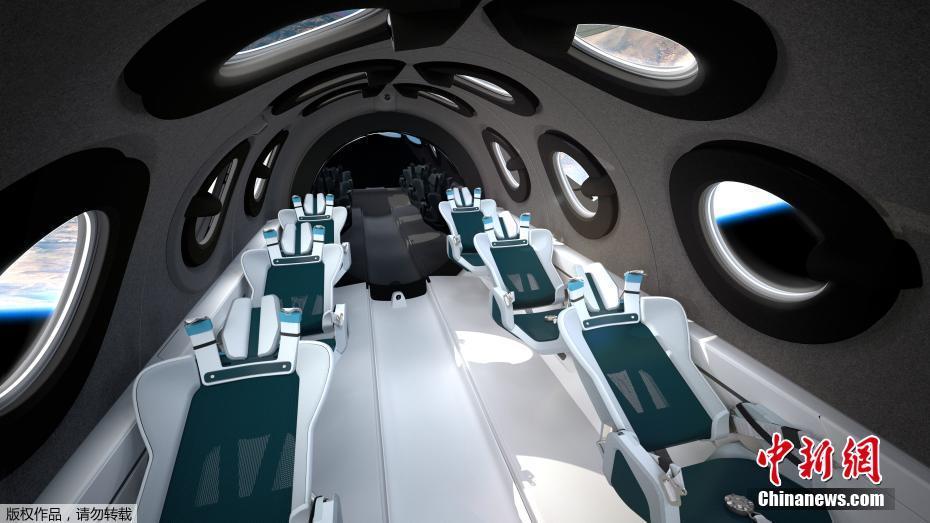 Galeria: projeto de cabine de SpaceShipTwo de Virgin Galactic