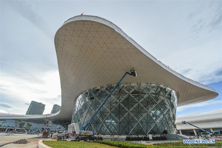 Projeto em construção do Centro Internacional de Convenções e Exposições de Hainan (2ª fase)