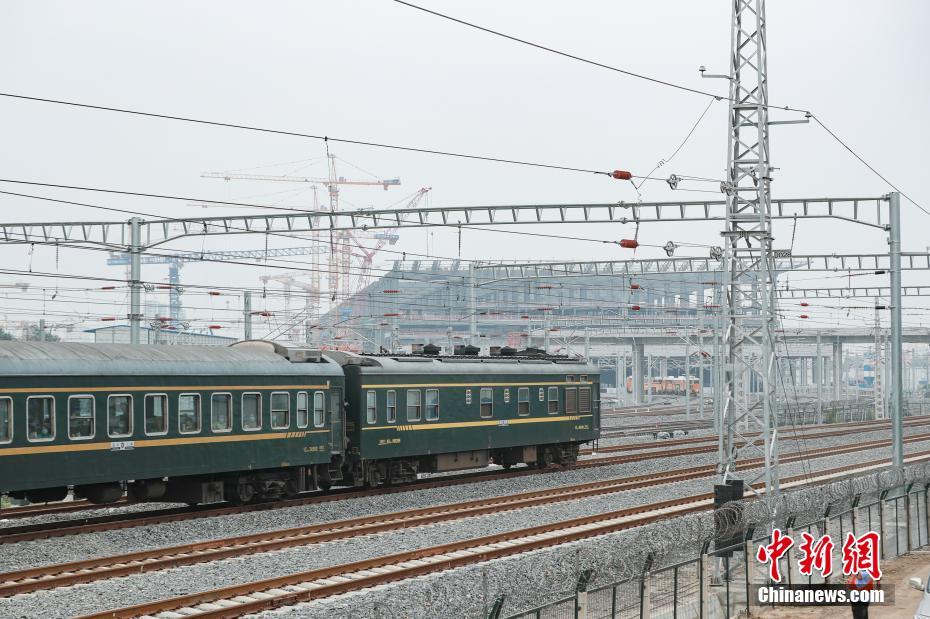 Beijing: novas linhas ferroviárias Beijing-Shanghai e Beijing-Guangzhou na Estação de Fengtai