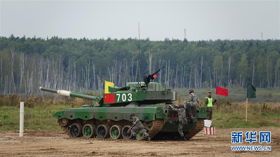 Jogos Internacionais do Exército de 2020：equipe chinesa classificada para semifinais de biatlo de tanques