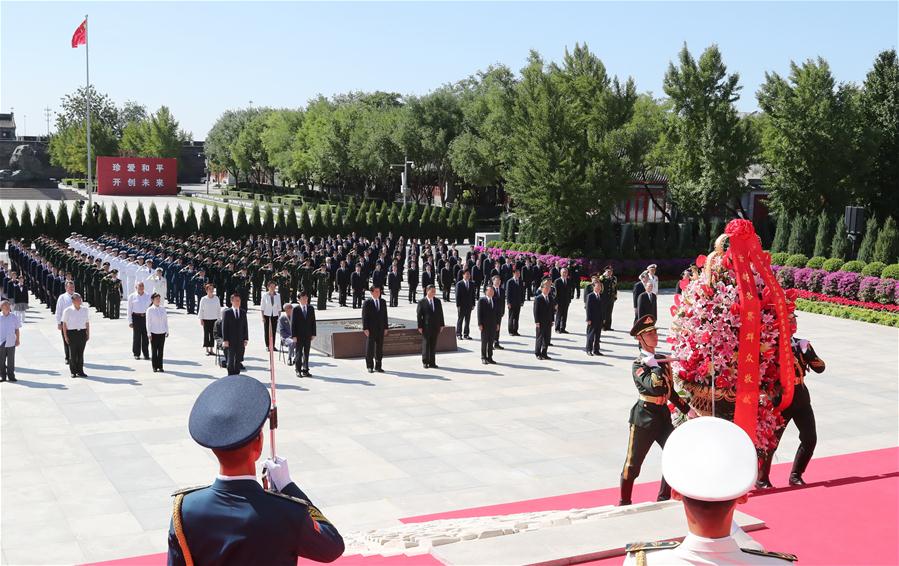 Xi participa da comemoração do 75º aniversário da vitória na Guerra contra a Agressão Japonesa e Segunda Guerra Mundial